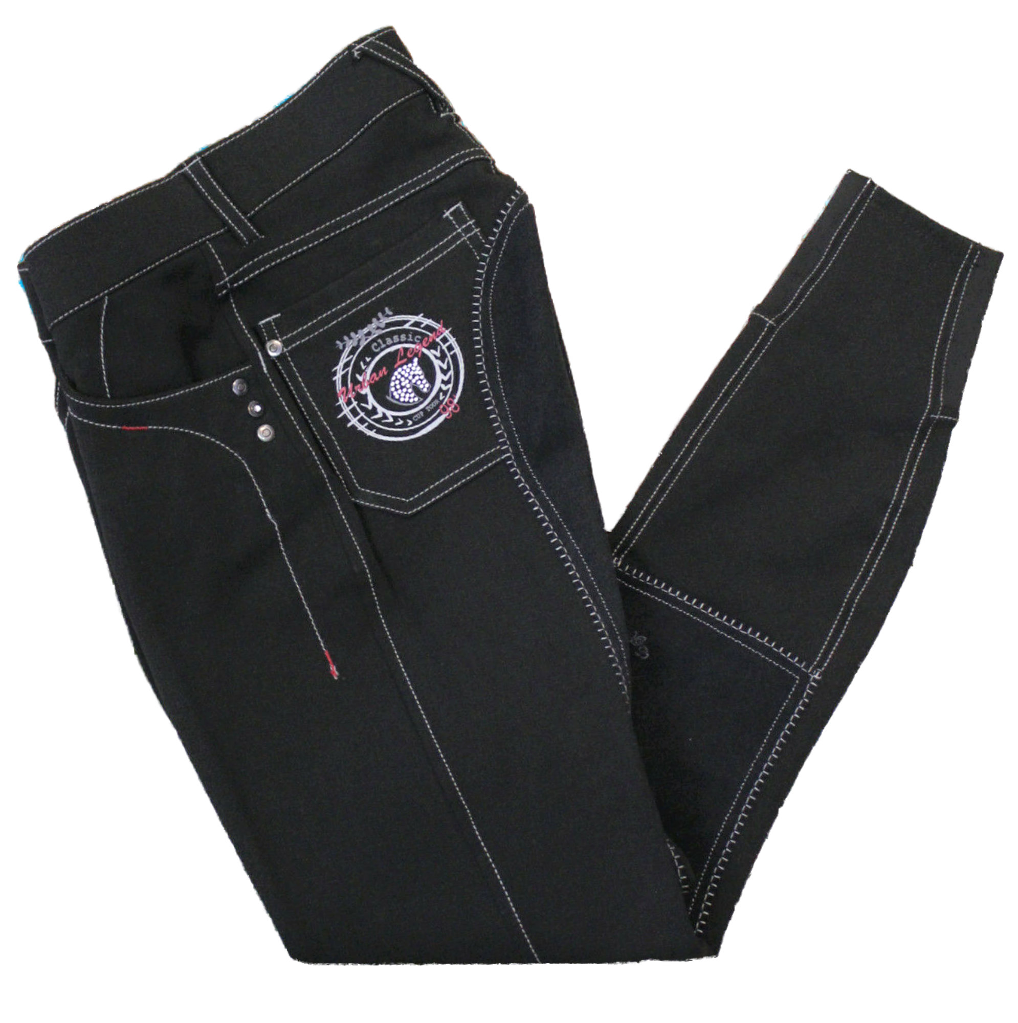 Easy Rider Reithose Kingston Breech, schwarz